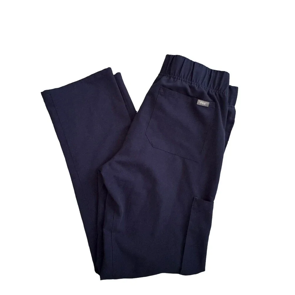 Figs Men's Blue Camo Malang Slim Cargo Scrub Pants‎ Size Medium M18SW2005 - Picture 3 of 8